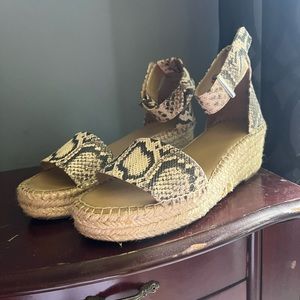 Franco Sarto Cork Wedge Sandal